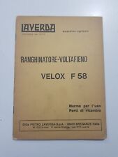 LAVERDA  RANGHINATORE - VOLTAFIENO VELOX  F 58 - ORIGINALE