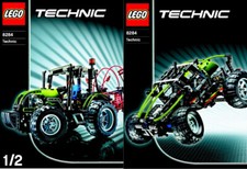 Lego Technic 8284 Trattore Buggy Completo Al 99% Istruzioni Vesione A + B