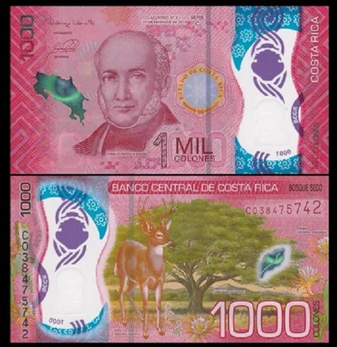 Banconota costa rica 1000 - banconota,
