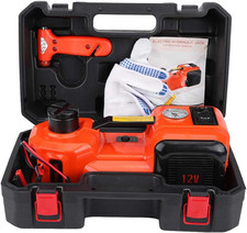 Cric Elettrico 5 T 12V DC, Sollevatore a Carrello Idraulico per Garage E Cric a 