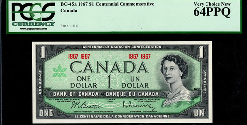 1967 canada centenario - $1,