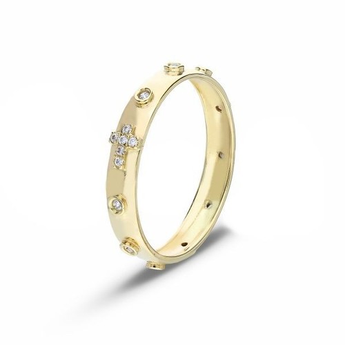 Anello rosario oro giallo - in,