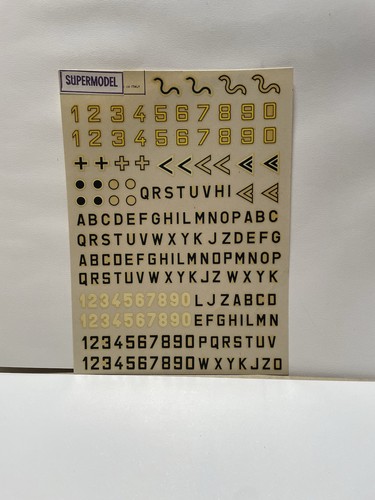 Supermodel decals decalcomanie - supermodel,