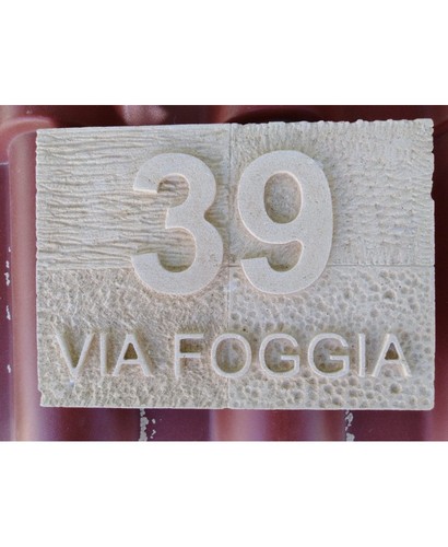 Numeri civici pietra leccese - numeri,