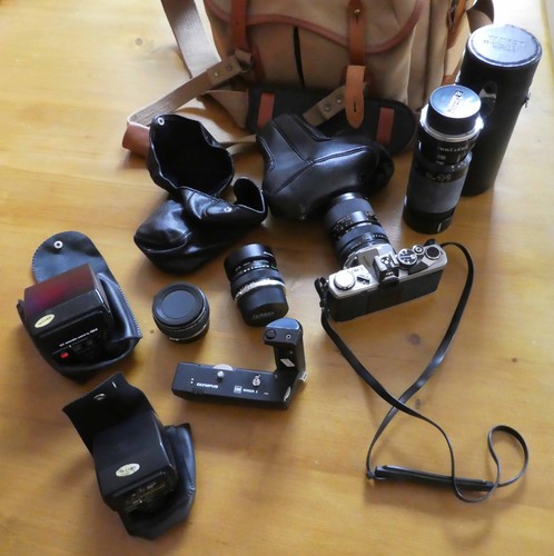Fotocamera olympus om2n flash - om2n,,