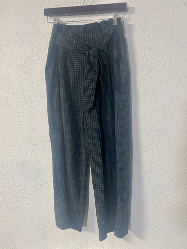 Pantalone zara blu quadri - zara,