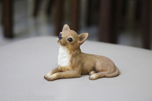 Statua statuina cane - , marrone