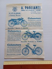 Paglianti 50 Sport - Turismo - Rullo depliant anni 50 originale italiano