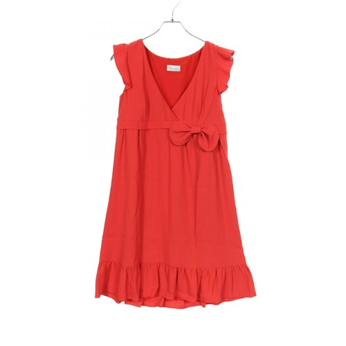 Abito red valentino con volant - red,