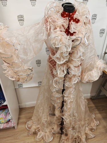 Organza sheer lounge coat - lounge,