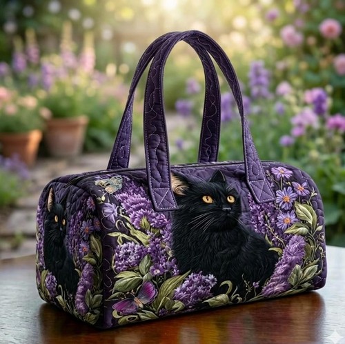 Shoulder tote bag quilted - quilted,