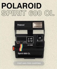 Polaroid Spirit 600 CL (Nero) — 600 fotocamera pellicola istantanea, obiettivo ravvicinato,