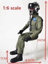 Modellino pilota 1/6 verde 1:6