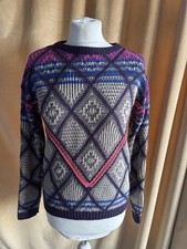 Maglione maglia multicolore