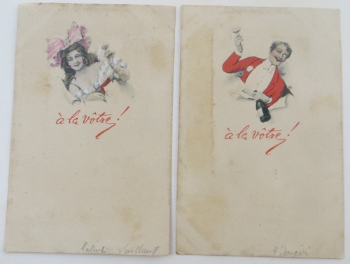 1902 serie cartoline liberty - cartoline,
