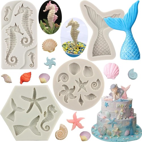 Stampo stampi tema marino - stampo, 4x