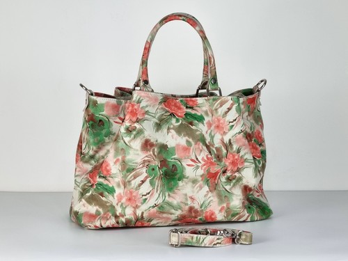 Borsa con vernice - , floreale