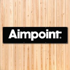 AIMPOINT OPTICS 8'X2' BANNER VINILE LOGO/GRAFICA