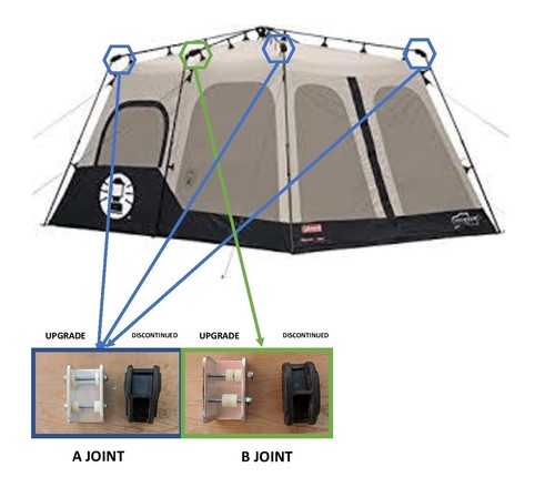 Parte tenda coleman per - coleman,