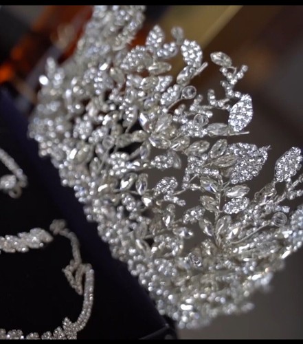 Gioielli con corona sposa - con,