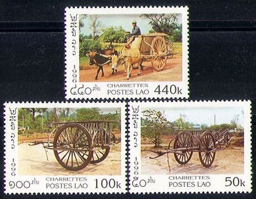 Laos 1996 carrelli - laos,