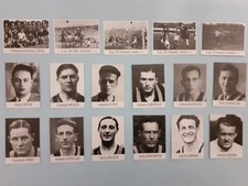 17 FIGURINE CARTONATE ANTEGUERRA AMBROSIANA INTER 1929-30 CAMPIONE D'ITALIA