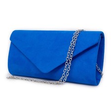 Pochette elegante blu royal