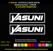 2 YASUNI sticker Genuine decal