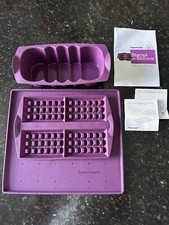 Tupperware 3 Stampi Silicone Waffle Plumcake Foglio Dolci