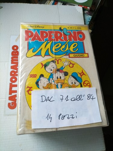 Lotto paperino mese all - 71, all'