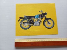 Gilera 124 Speciale Fuori Strada 1965 depliant INGLESE originale