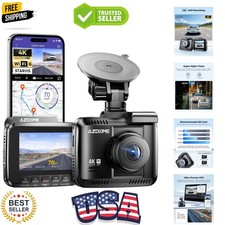 4K Dash Cam Built-in WiFi 6