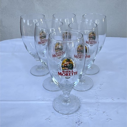 Birra moretti set bicchieri - birra, 6