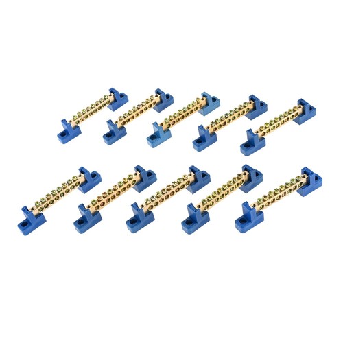10pz terminale filo ottone - 10pz,