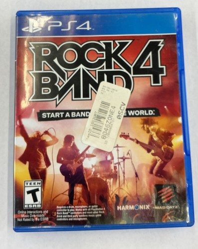 Rock band playstation ps4 - band, 4