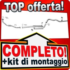 Scarico Completo per NISSAN TERRANO II 2.7 TDi 101PS 125PS SWB 1999-2006 +Tubo