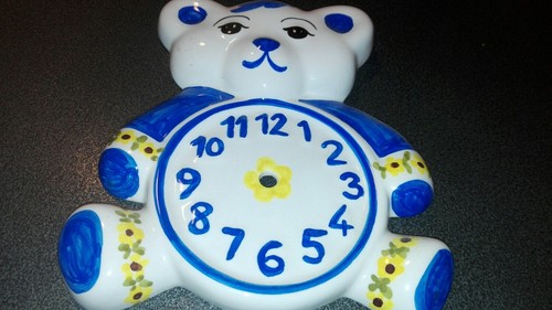 Orologio ceramica arte - orologio, d