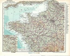 Carta geografica FRANCIA NORD