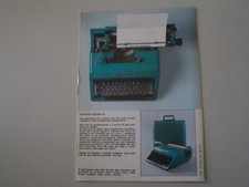 advertising Pubblicità 1972 OLIVETTI STUDIO 45