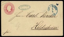 1863, Vecchia Germania Hannover, U 12, lettera - 3196113