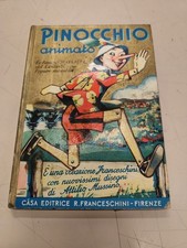 Pinocchio Animato Con Disegni Di Attilio Mussino 1950