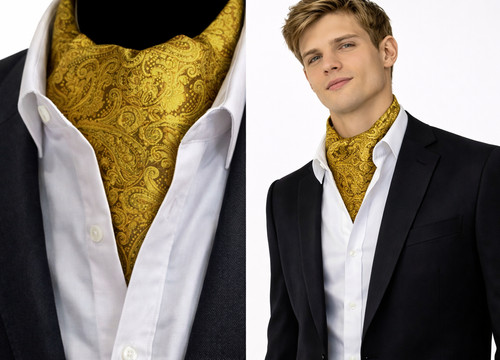 Oro uomo foulard - oro,