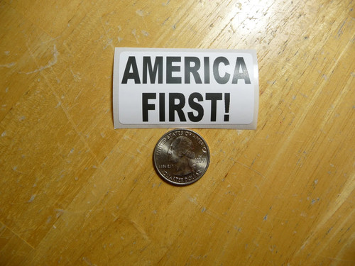 America first sticker decal - first,