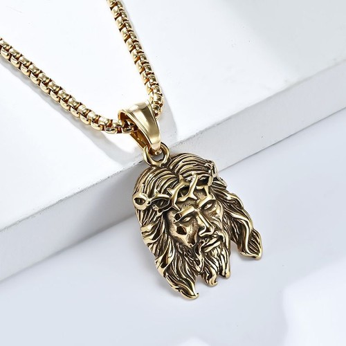 Collana uomo testa - uomo, gesù