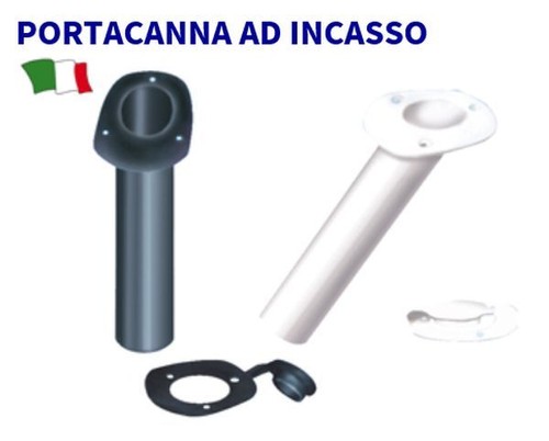 Portacanna incasso bianco - portacanna,