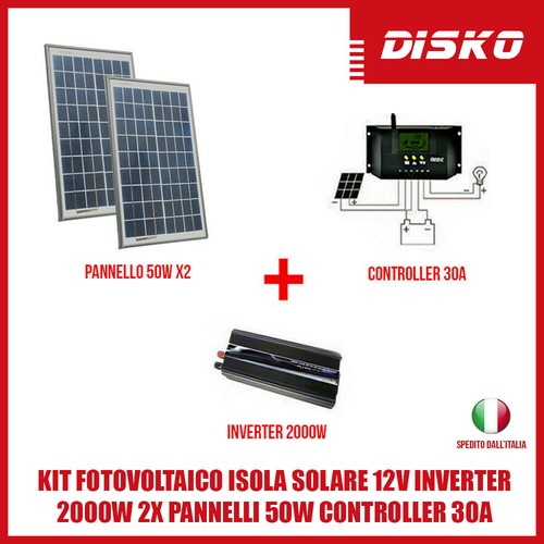 Kit fotovoltaico isola - kit,