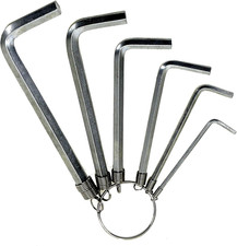 Set Di Chiavi a Brugola Esagonali Allen Dimensione 2Mm 3Mm 4Mm 5Mm 6Mm 7Mm Strum