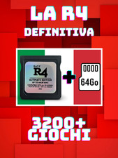 🎮 2026 - Scheda R4 compatibile con Nintendo DS -  Nuovo 3DS XL + 3200 Giochi