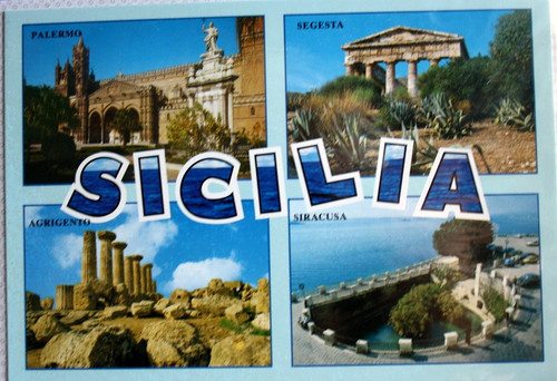 Cartolina sicilia panorami - cartolina,