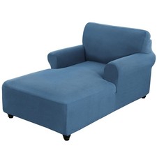 Copridivano Chaise con Braccioli Chaise Lounge Copridivano Elasticizzato Copridivano Pe...
